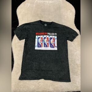 Mojobreak Mens T Shirt Lebron Curry Luka Short Sleeve‎ Size Large